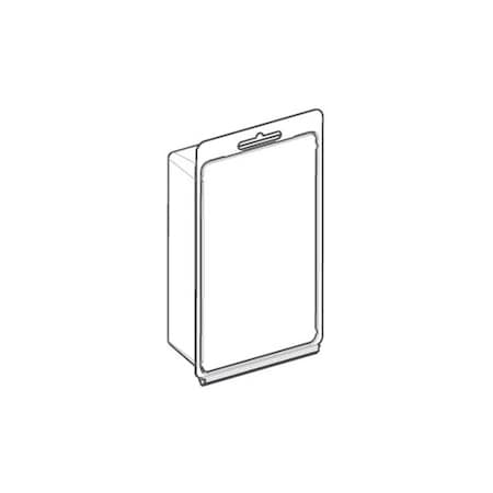 Visipak Thermoform-CLAMSHELL-6.562-3.688-5.125-2.938-1.625-5.563-3.125-0.020-CLEAR, 50PK 939128